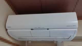 ﾋﾀﾁ/8畳用ｴｱｺﾝ/2022/クリーニング済みHG-5773